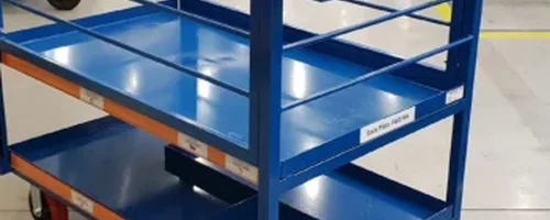 Wózki na komponenty u subkomponenty do produkcji