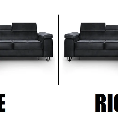 Corner sofa bed MORGAN 250 Monolith 97 - zdjęcie 3